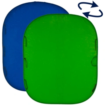 Manfrotto fons Chromakey 1.8x2.1m, zils/zaļš (LA-5