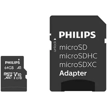 Karta Philips MicroSDXC 64 GB Class 10 UHS-I/U1 A1