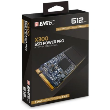 Emtec SSD M.2 NVMe PCIe 3.0 X300 512GB Internal Re