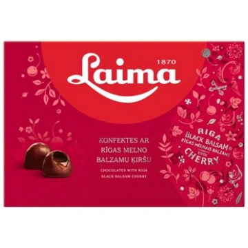Konfektes LAIMA ar Rīgas Melno balzamu ķiršu 135g