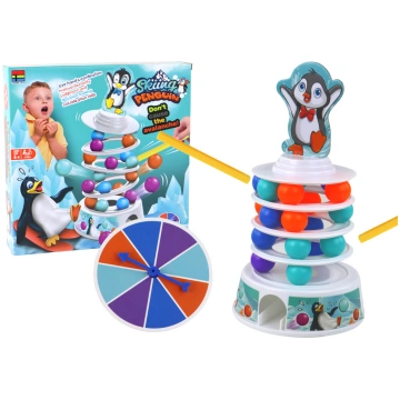 Arcade Game Penguin Balls Slide Tower Balls