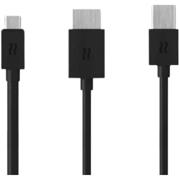 Airtame AirCord HDMI + USB Type-C Melns Savienotāj