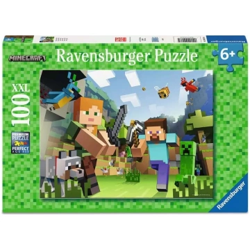 Ravensburger Puzle 100 gab. Minecraft R 04176