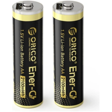 Orico Ener-G EG5C Lithium Battery 1.5V 2100mWh AA 