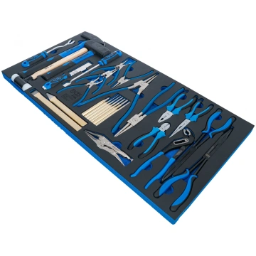 TOOL TRAY XL: HAMMER, PLIERS AND CHISEL SET | 28 P