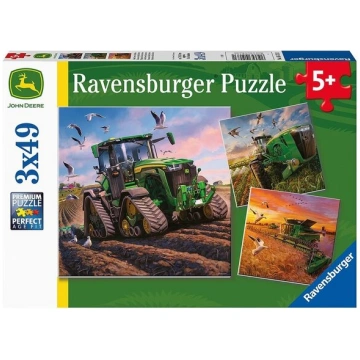puzle ravensburger 3x49 gab john deere sezona