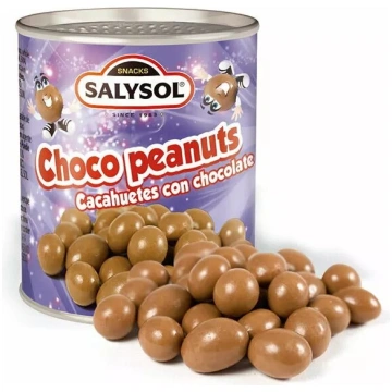 Zemesrieksti šokolādē Salysol 60 g – uzkoda, iepak
