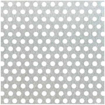 Perforēta alumīnija loksne 500x250x1.5mm alumīnijs