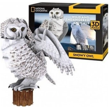 Puzzle 3D Puchacz śnieżny ( 306 DS1079H ) puzle pu