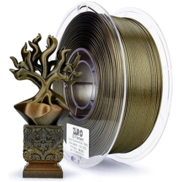 ZIRO Glitter daudzkrāsains PLA filaments 1,75 mm,