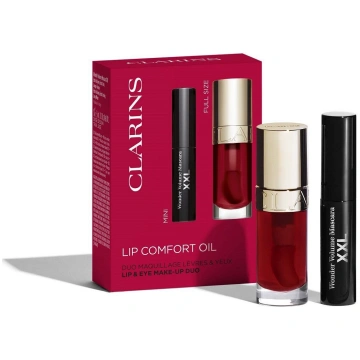 Clarins Set (Lip Comfort Oil odcien 03 Cherry 7 ML