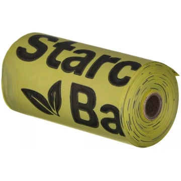Suns ekskrementu maisiņi Starch Bag 15 gab. bioloģ