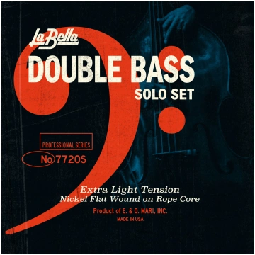 7720S Solo/Extra Light Rope Core Upright Bass Stri