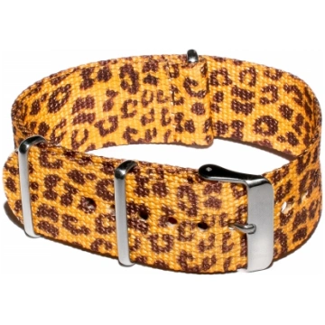 CHEAPO pulksteņa siksniņa NATO Strap, Leopard Yell