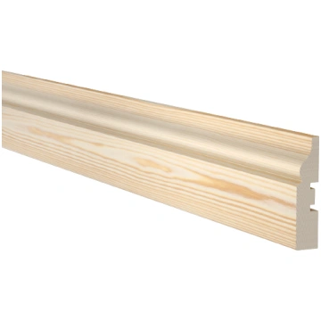 Grīdlīste 13x57x2400mm, masīvs, priede