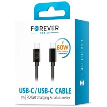 USB-C uz USB-C Power Delivery 60W uzlādes sinhroni