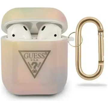 Guess TPU T&D Gold Triangle 01 vāciņš AirPods 1/2 
