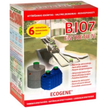 Bioaktivātors Sotralentz BIO7 ENTRETIEN, uzturēšan