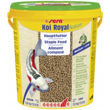SERA Koi Royal Nature MINI - barība Koi zivīm 3,8L