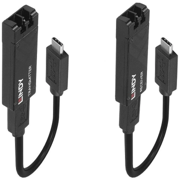 Lindy Fiber Optic USB 3.2 Type C Extension Cable (