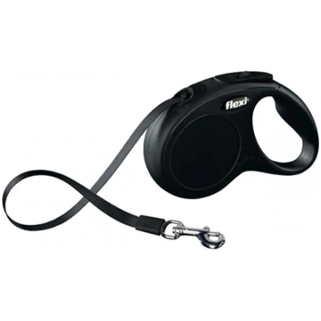 Flexi New CLASSIC 5 m Black Dog Retractable lead D