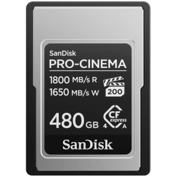 SanDisk CFexpress 480GB Type A PRO-CINEMA Memory C