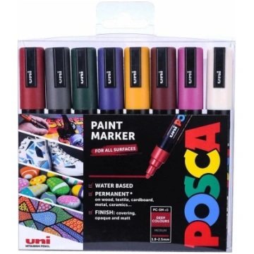 Posca Posca - PC5M - Medium Tip Pen - Deep colors 