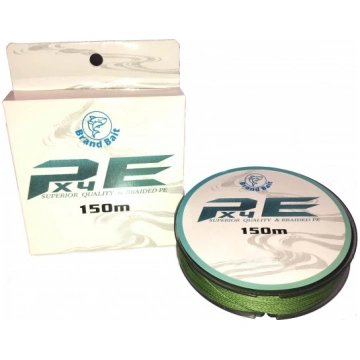 Aukla pītā Brand Bait PEX4 150m #0.8 0.14mm haki 6