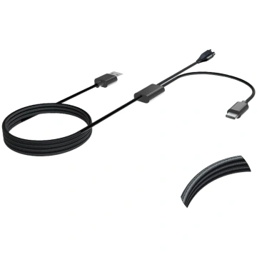 Tactical USB Charging 2in1 USB-C Uzlādes kabelis p
