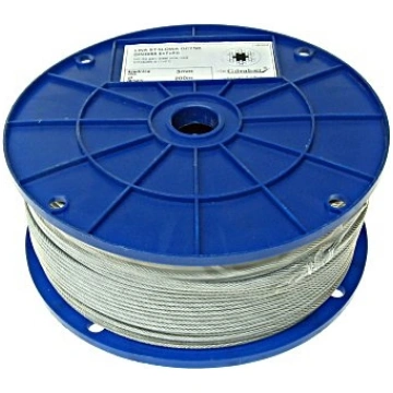 Virve Tērauda Cinkota W Pcv 5.0mm Zaļš 100mb