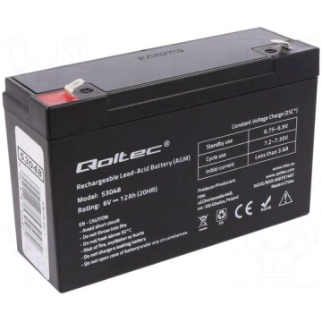 Re-battery: acid-lead | 6V | 12Ah | AGM | maintena