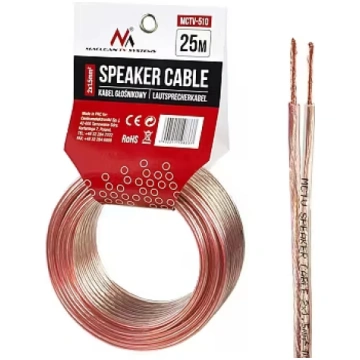 Maclean Speaker cable 25m MCTV-510 2x1.5mm2 (MCTV-