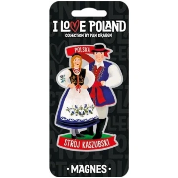 Pan Dragon Magnes I love Poland Polska ILP-MAG-D-P