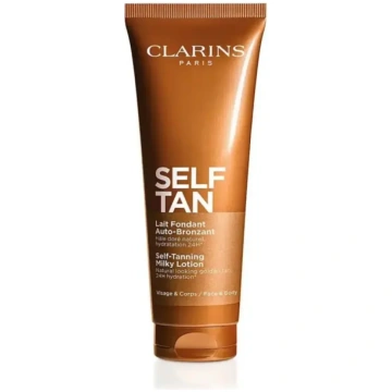 Clarins Self Tan Mitrinošs pašiedeguma losjons sej