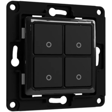 Shelly Wall Switch 4 melns