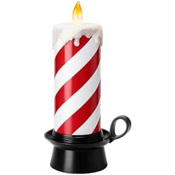 BURI LED Candy Cane Candle 30 cm | Candy Cane Illu