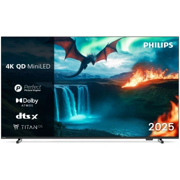 PHILIPS 65" MLED810 – 4K QD Mini-LED Ambilight TV 