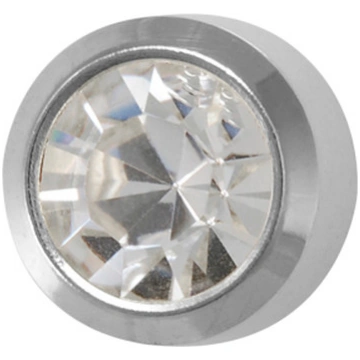 Large CZ Earrings, Stainless Steel - R3048