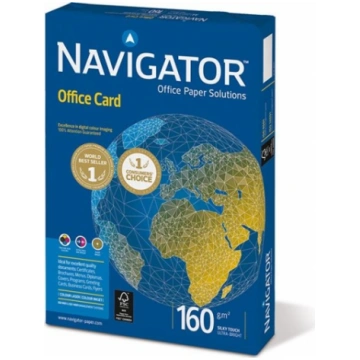 Papīrs NAVIGATOR OFFICE CARD A4 formāts 160g/m2, 2