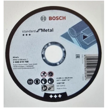Bosch Abrazīvais griezējdisks 125mm /Abrazīvais Di