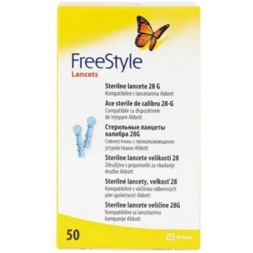 Teststrēmeles glikēmijas FreeStyle Optium N50