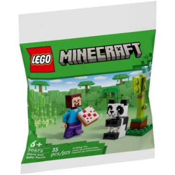 LEGO Minecraft Steve i mała panda (30672) 30672