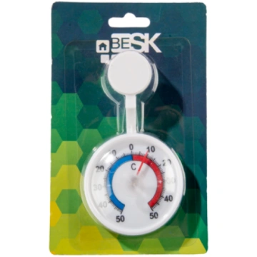 BESK Termometrs, āra, plastmasas 7cm (475095907306