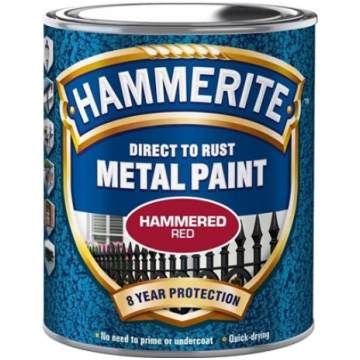 Hammerite Hammerite Hammerlak - Rød - 250 ml. 5078