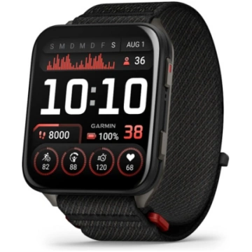 Garmin Venu X1 Smart Watch Black, Slate Titanium C