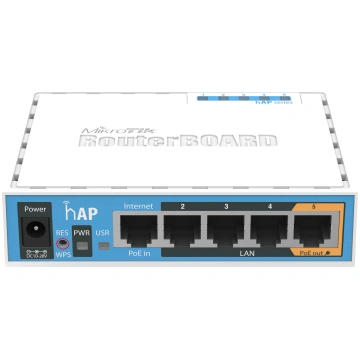 Bezvadu piekļuves punkts MikroTik, 2.4 GHz, balta 
