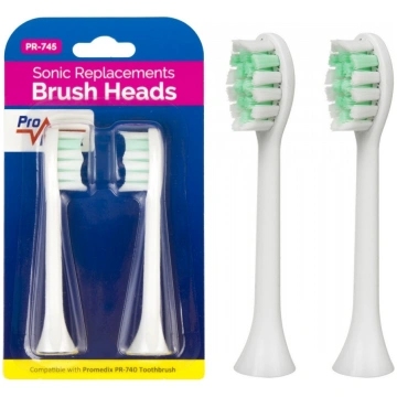 Replacement brush set Promedix PR-745 W White