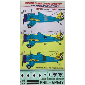 Boeing P-26A Peashooter Philippines AF Kora Models