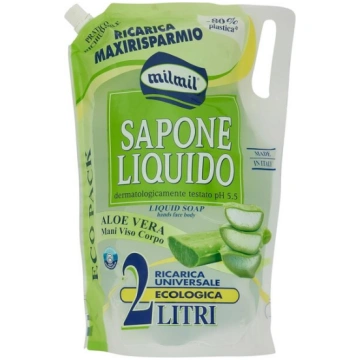 Šķidrās ziepes Aloe Vera MilMil, 2 l Mil Mil