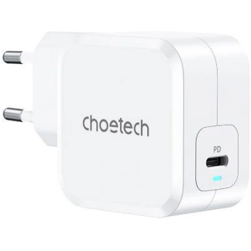 Charger CHOETECH GaN USB Type-C: 45W, PD, QC, PPS 